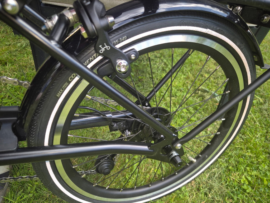 Brompton P Line 4-Speed - high Handlebar - Midnight Black - New