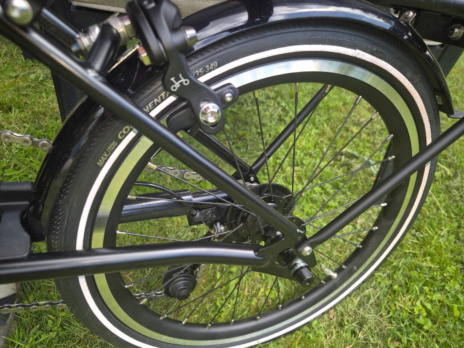 Brompton P Line 4-Speed - high Handlebar - Midnight Black - New