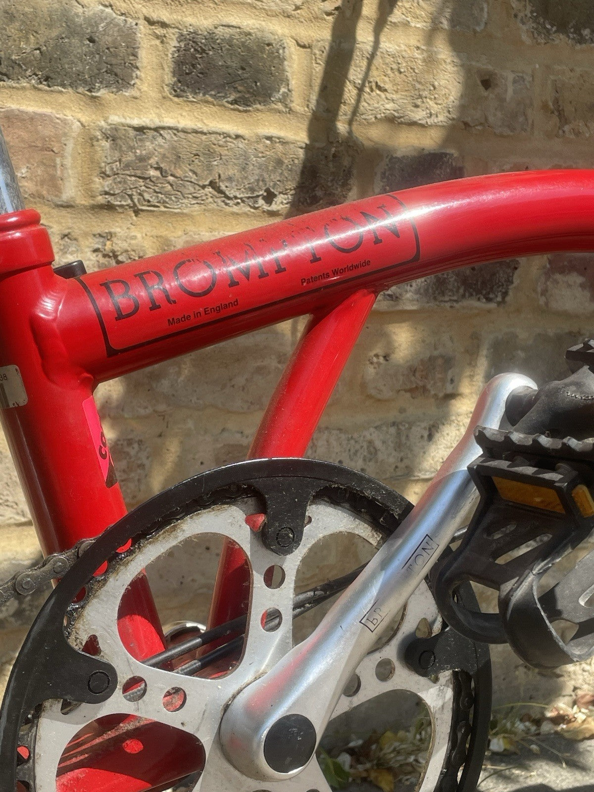 Brompton M3L Folding Bike - Red/Black