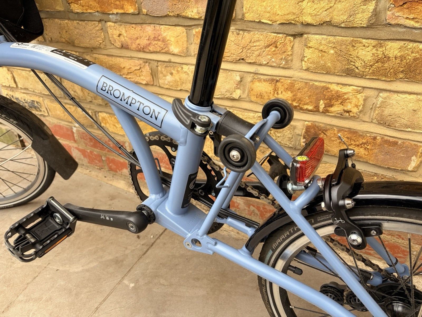 Brompton C Line 2024 2-Speed, NEW - Includes Bag Bell  In blue colour