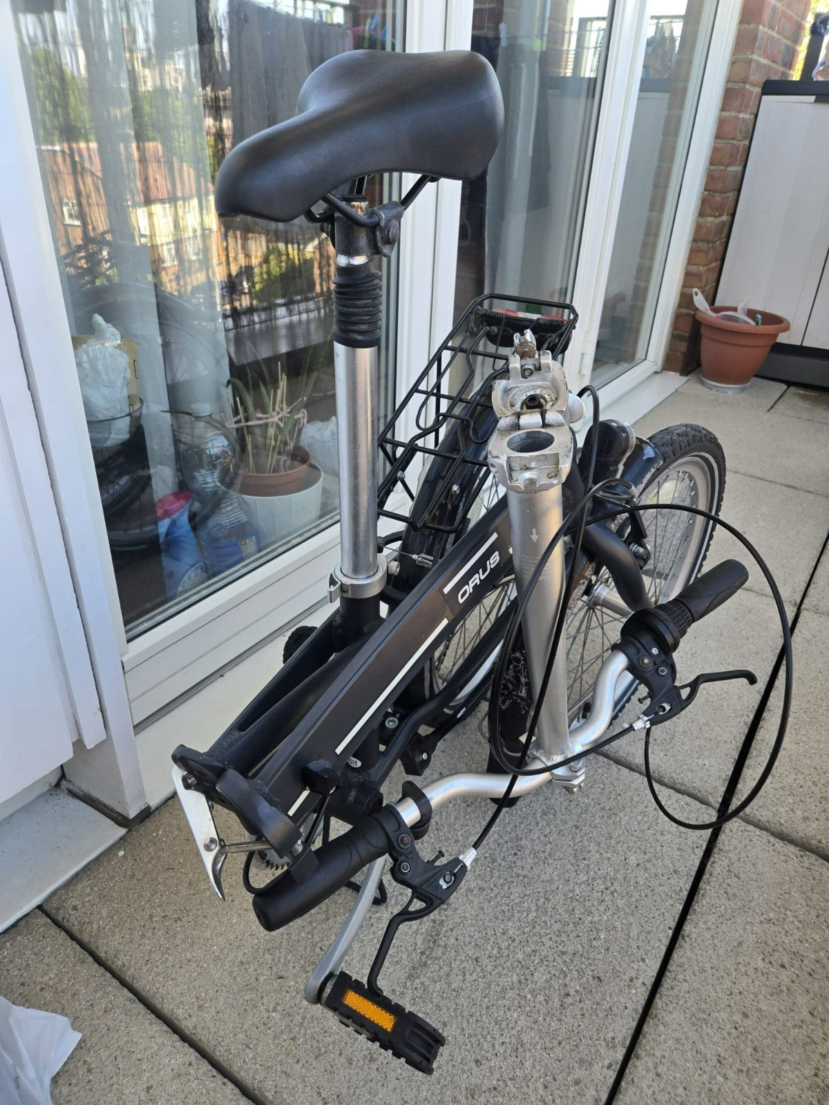 14kg Lightweight Alloy Folding City Commuting Bicycle - Black