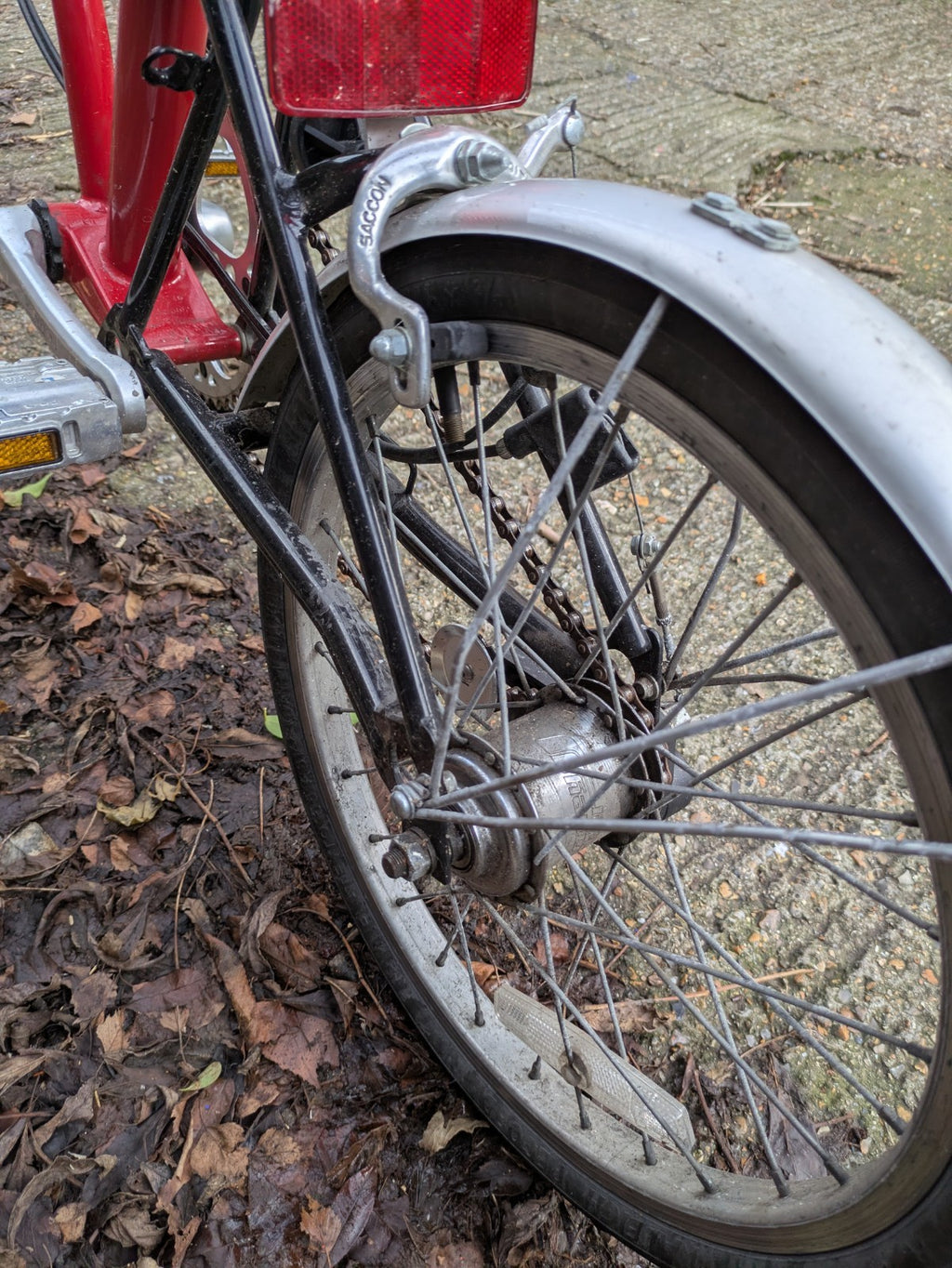 Brompton L3, 1997, Folding Bike, Excellent Condition, Red, Sturmey Archer