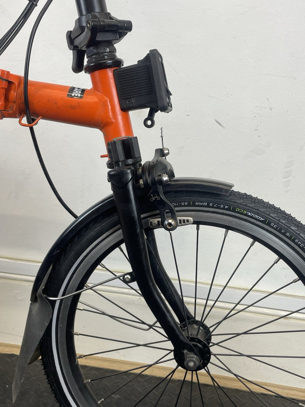 Brompton M6L Folding Bike - Orange