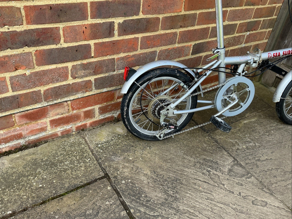 Sea Sure Folding Bike Ideal For Commute Or Boat 16 Inch Wheels G.W.O