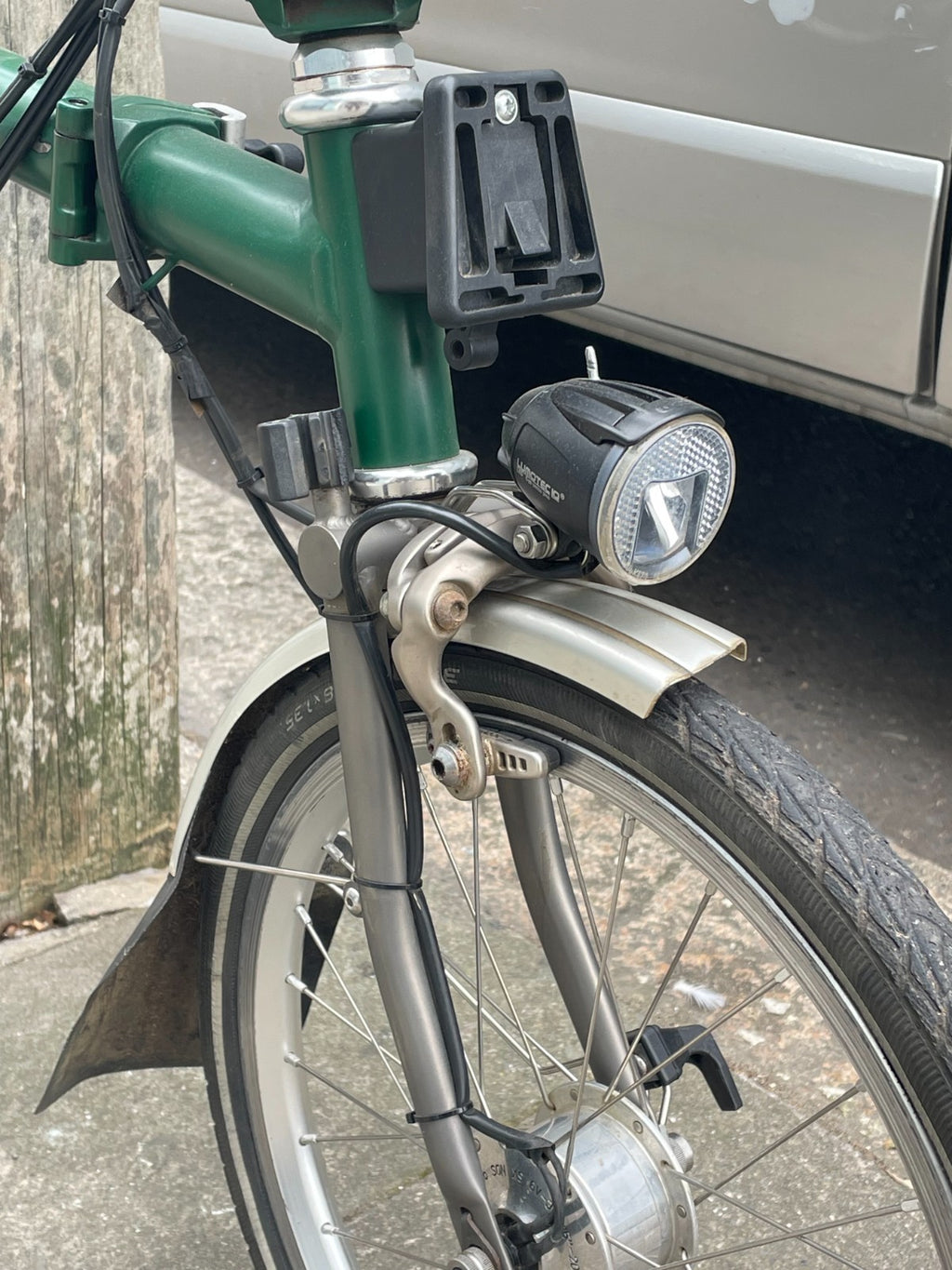 Brompton Folding Bike M6L - Superlight (P-Line) - Racing Green - Dynamo Lights