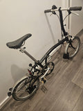 Brompton Folding Bike 2-Speed, Black