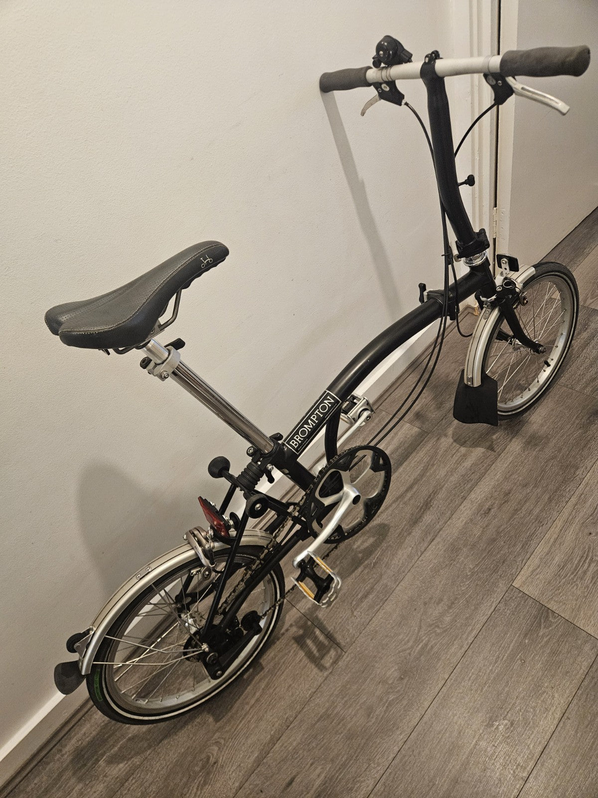 Brompton Folding Bike 2-Speed, Black