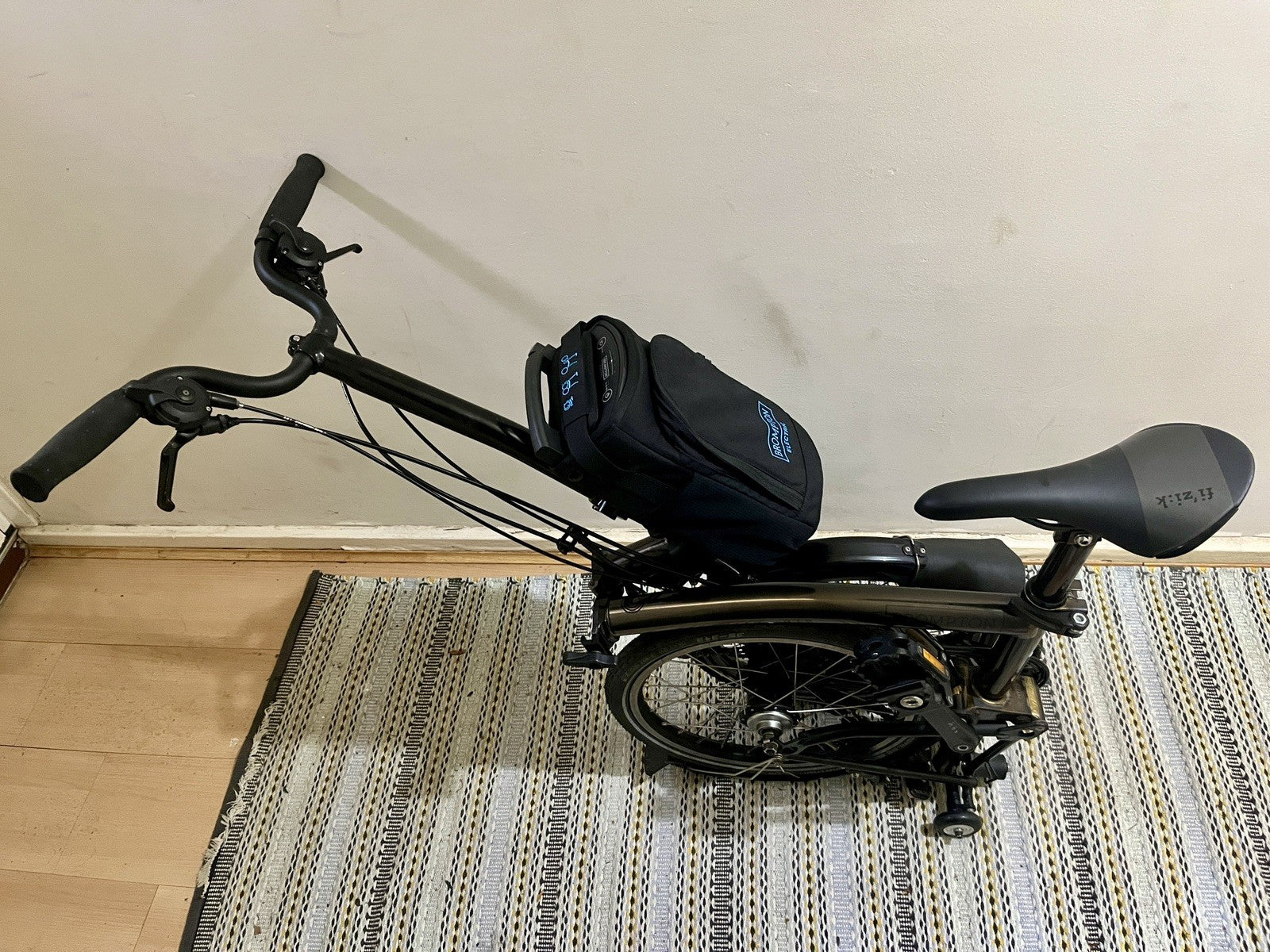 Brompton Bike 6-Speed Explore e Golden Lacquer, One Size, Special Edition