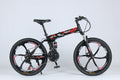 26" Folding Mountain Bike & 24 Inch 21 Speed, Double Suspension Alloy Wheel