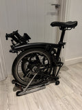Brompton C-Line Explore 6-Speed Black Edition With Rack