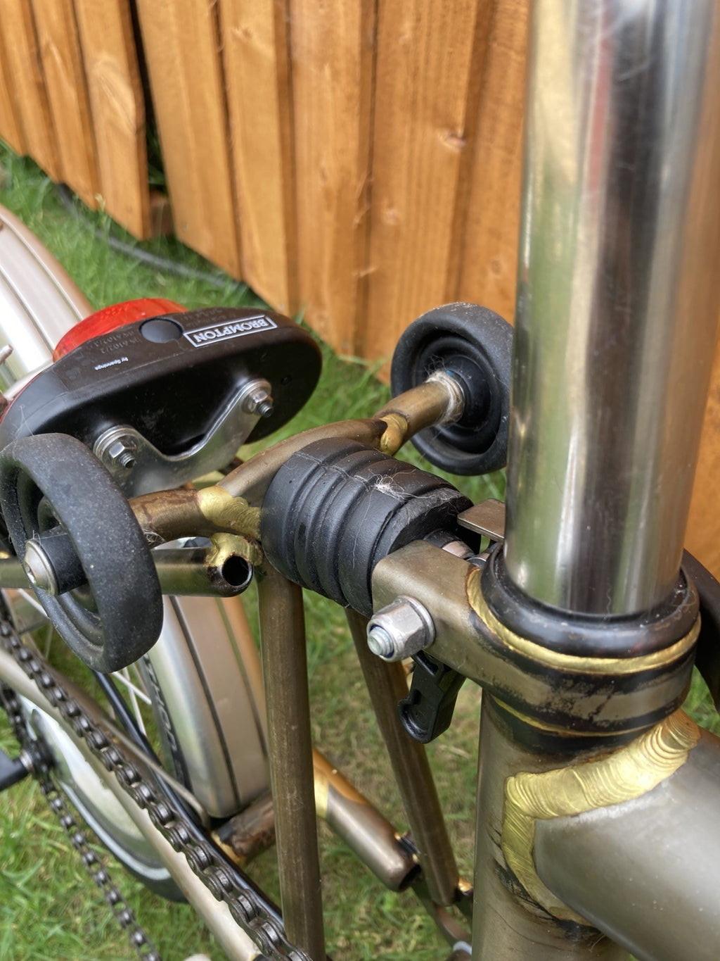 Brompton 3 Speed  Raw Lacquer Beautiful Condition M3L (now C Line)
