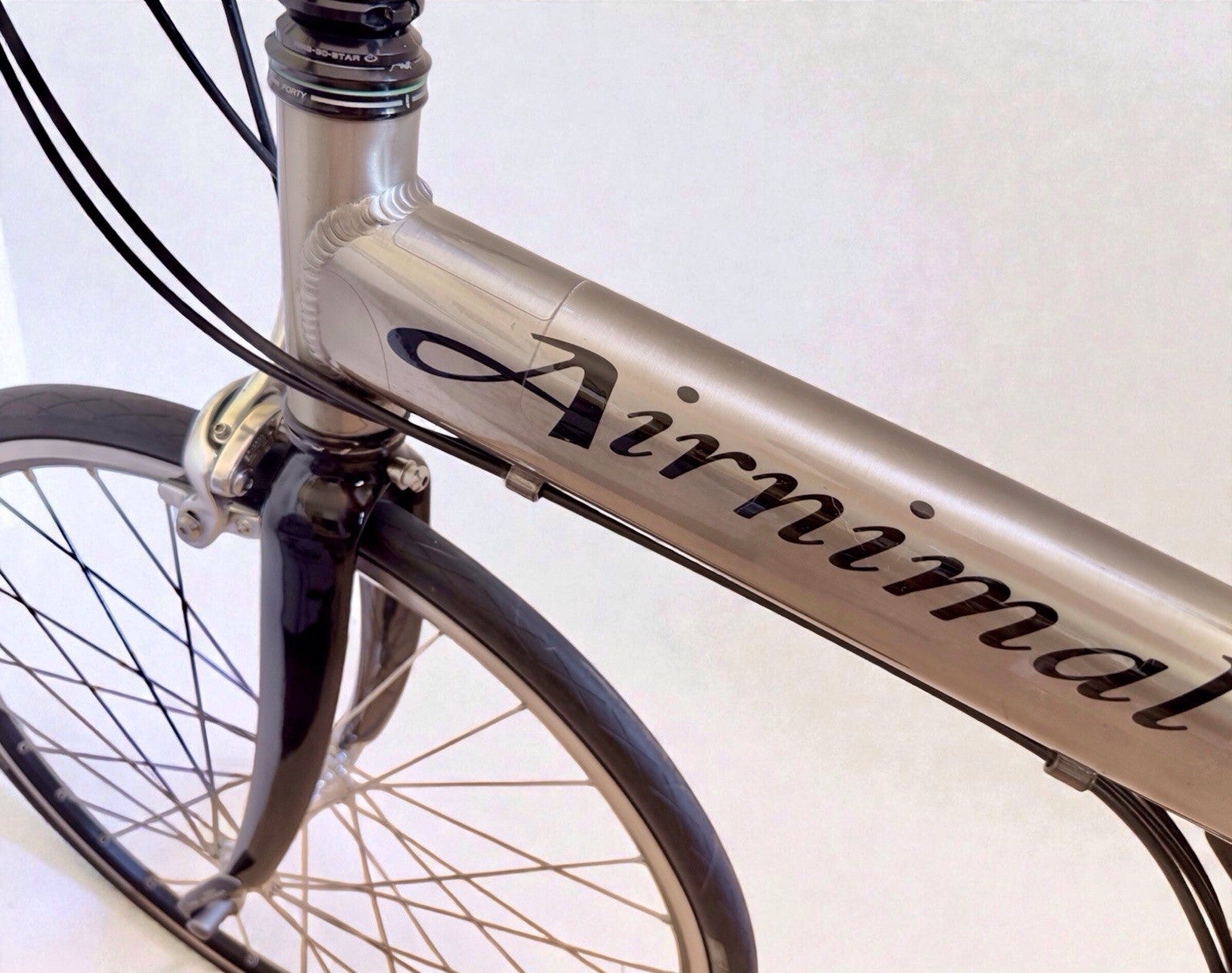 Airnimal Chameleon Elite Ultralight Folding Bike In Very Rare Raw Finish. Mint