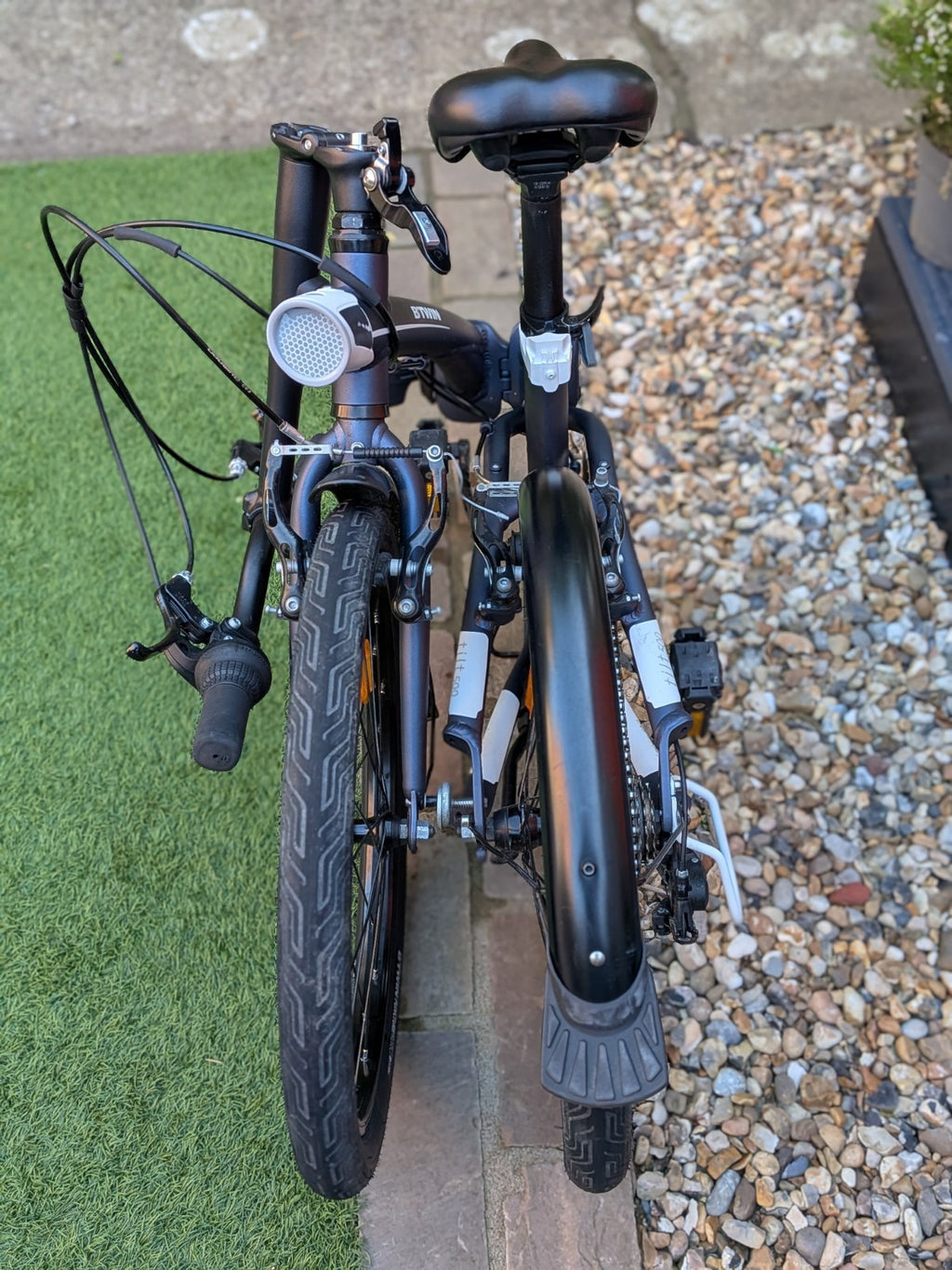 BTWIN Tilt 500 Folding Bike 20-inch Blue Great Condition