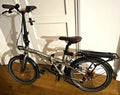 Btwin Tilt 900 Folding Bike 9 Speed Lightweight with Pannier rack