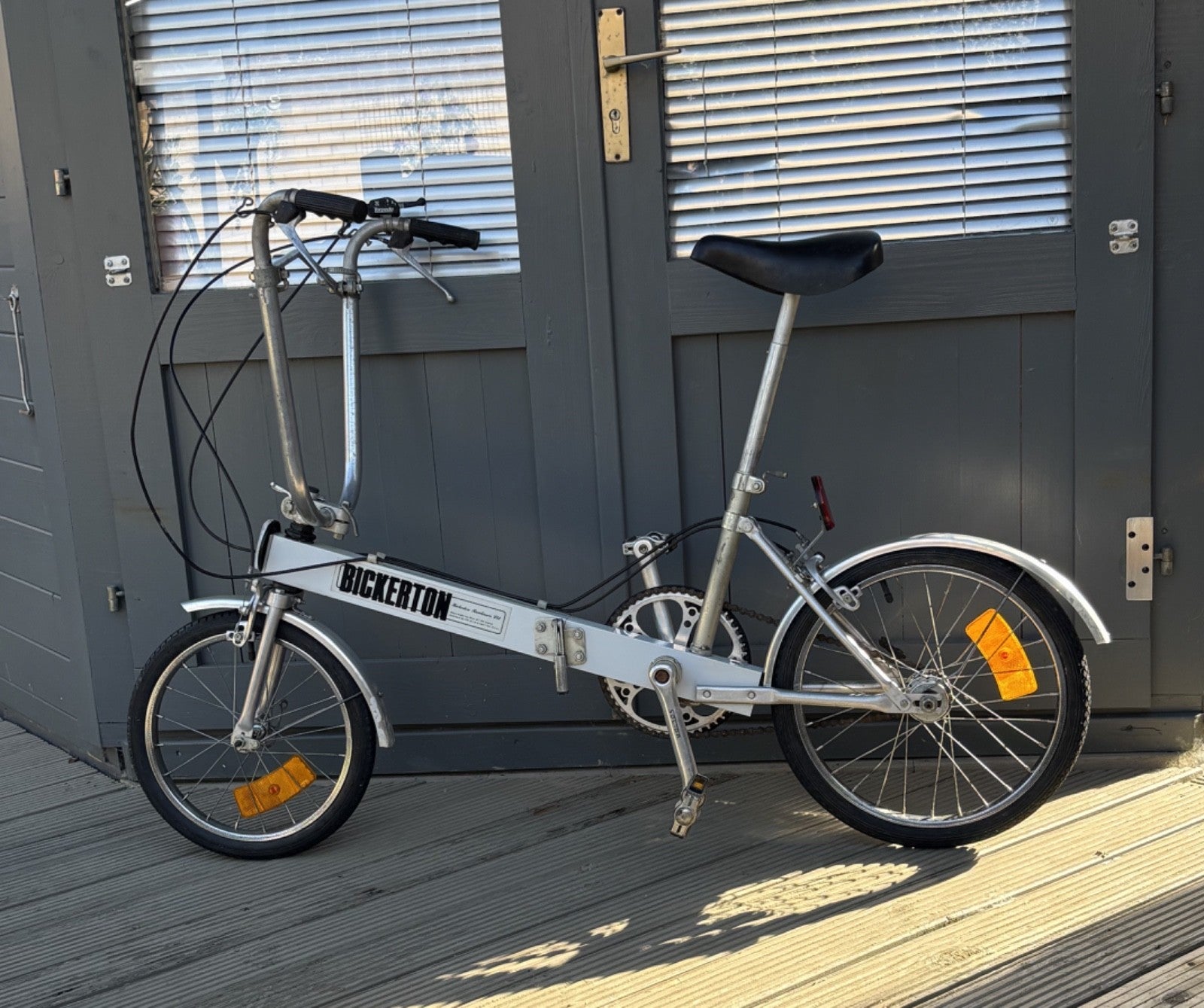 Vintage Bickerton Portable Folding Bicycle classic 1970s