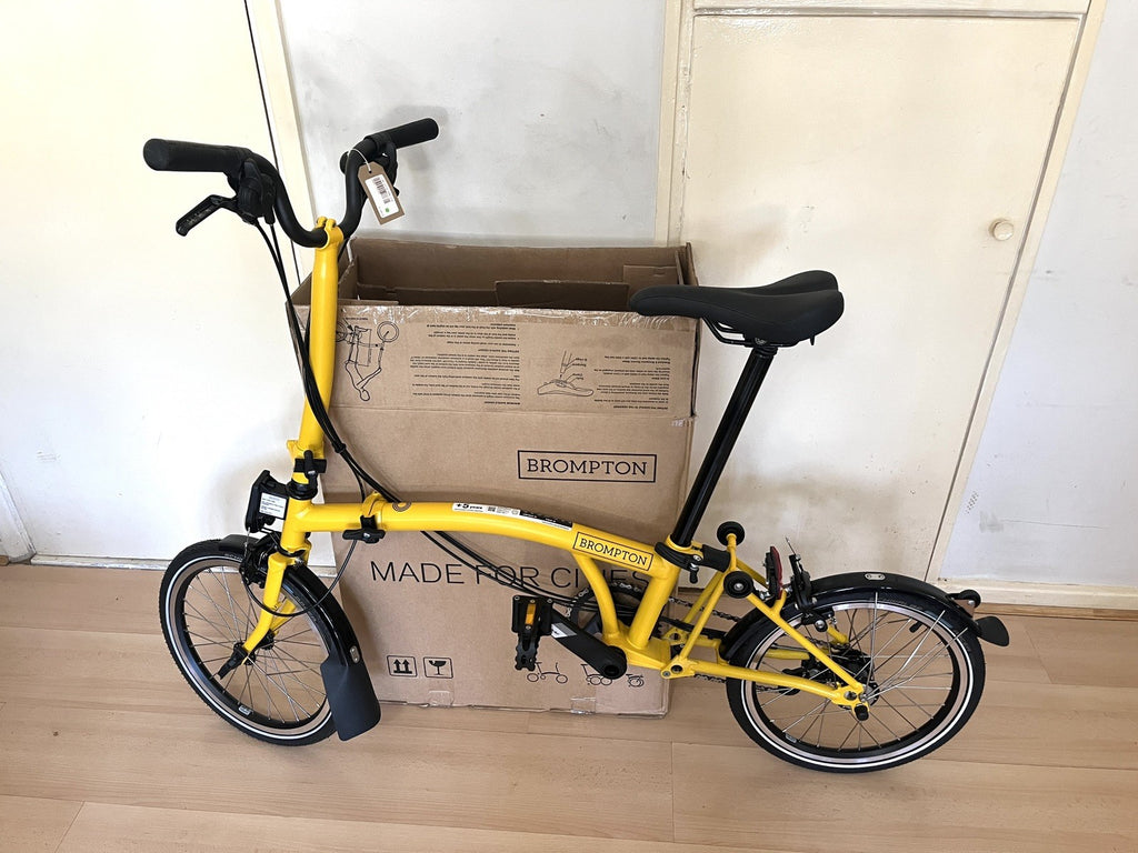 Brompton C Line Explore 6 Speed H Handlebar - Bumblebee Yellow / Black New