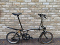 Brompton S2L Raw Lacquer 2 Speed Lightweight Upgraded Folding Bike