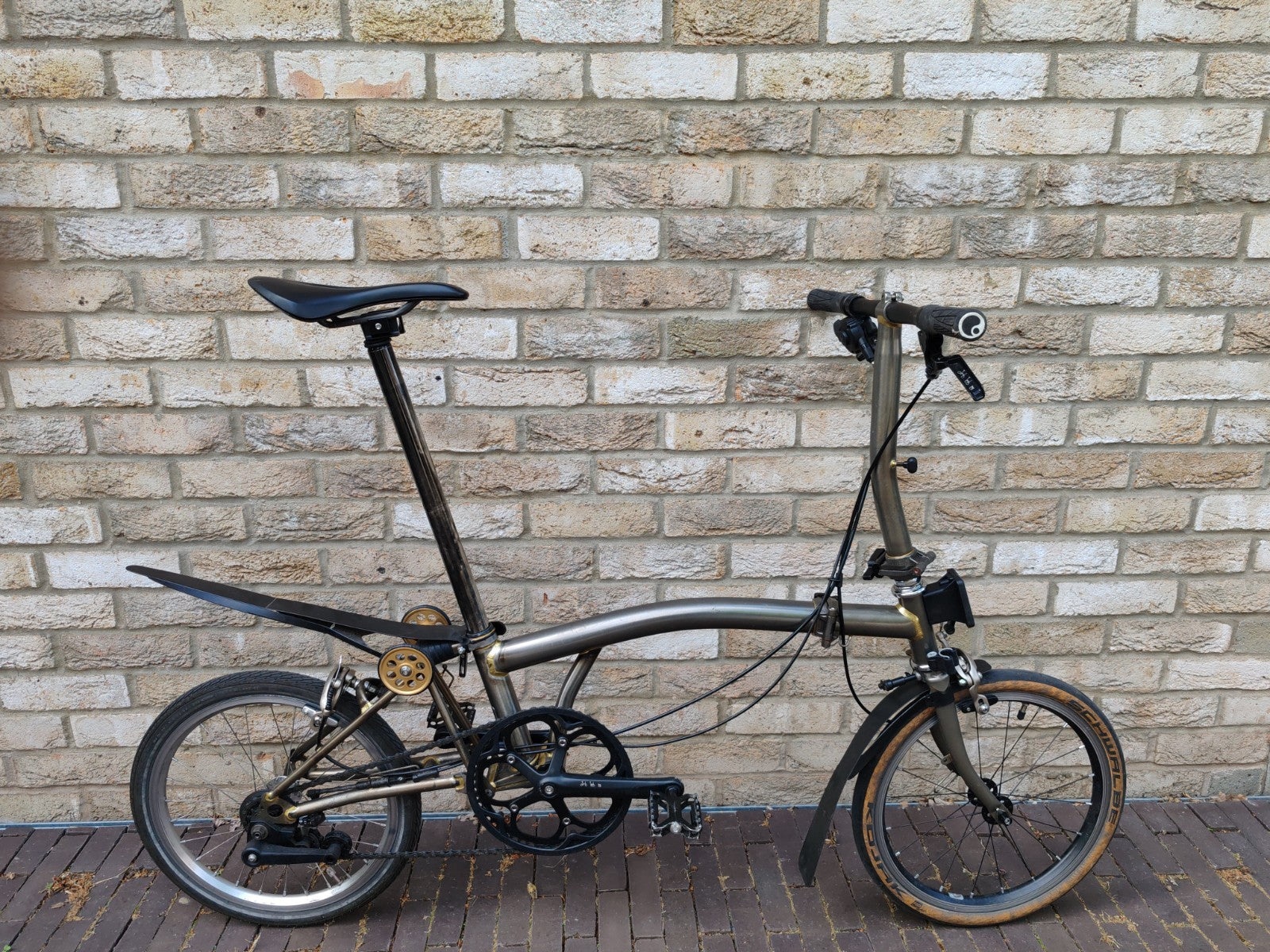Brompton S2L Raw Lacquer 2 Speed Lightweight Upgraded Folding Bike