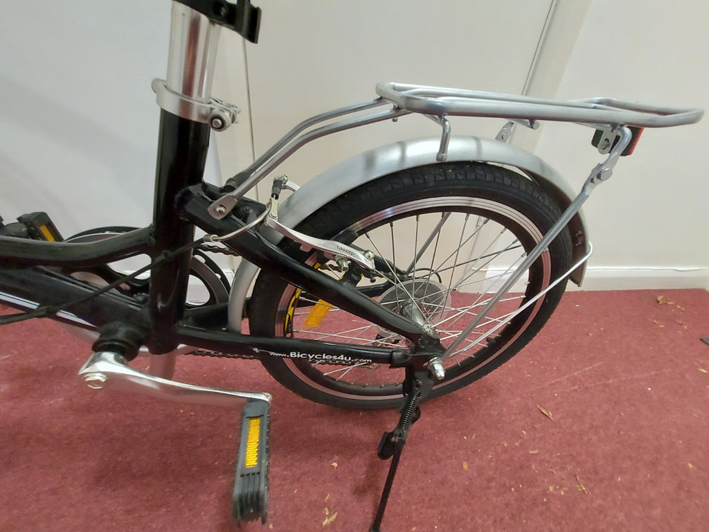 Milan Explorer Folding Bicycle. Black 20 Wheels Excellent Condition