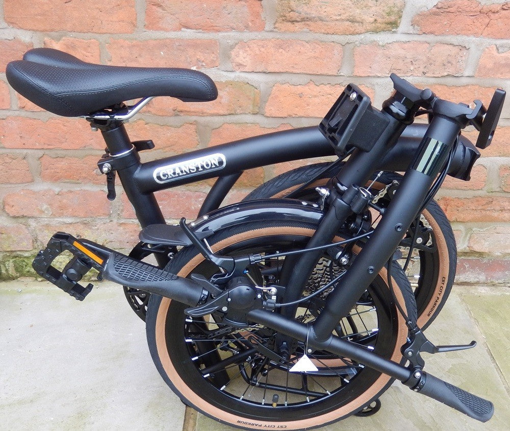 Cranston R9 Folding Adults Bike in Black 9 Speed 16" Wheel Brand New Boxed