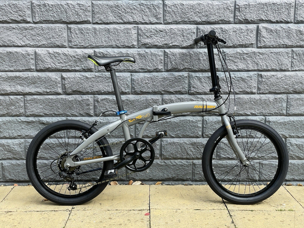 Raleigh Evo 2 Folding Bmx Style Custom Bike Upgraded with Bag & Bits one of one!