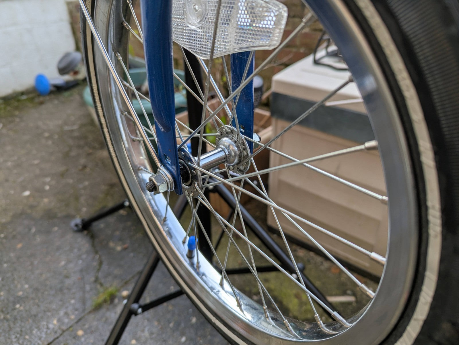 Vintage Dahon Classic III Folding Bike – 3-Speed Sturmey Archer (Blue)