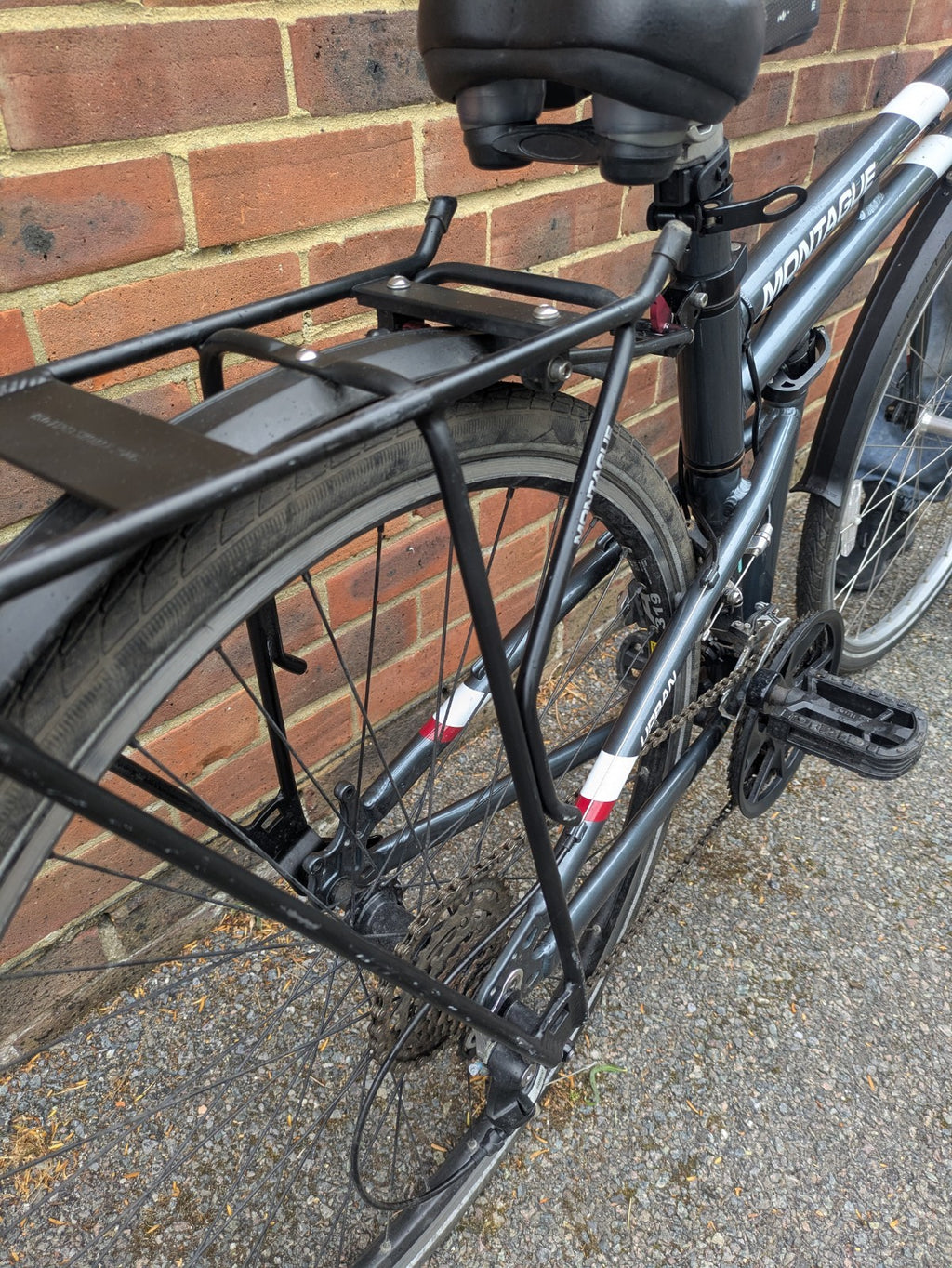 Montague Urban 700C Folding Hybrid Bike (700c) Bag And Upgrades