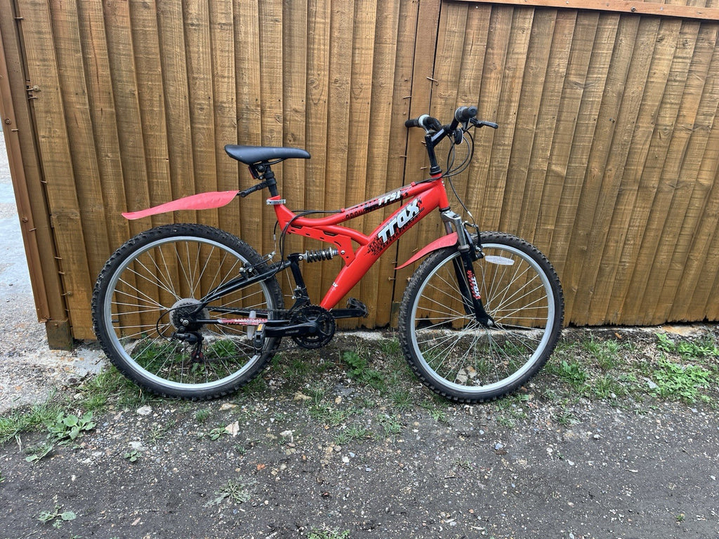 Raleigh Folding Bike White 1 Rack.  Carrera Crossfire 2 and one other bike.