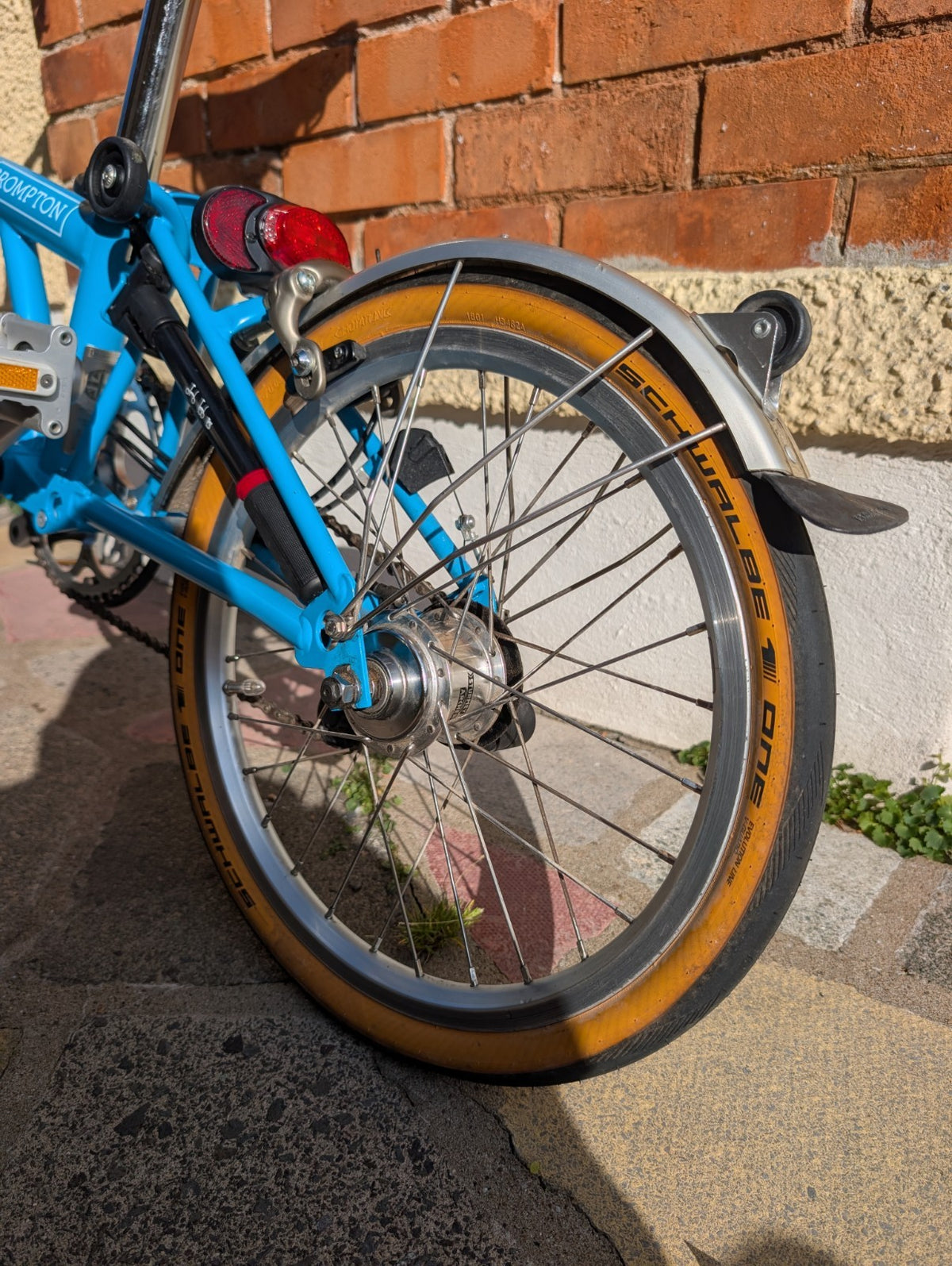 Brompton 2018 6SL Lagoon Blue - Folding Bike - Good Condition
