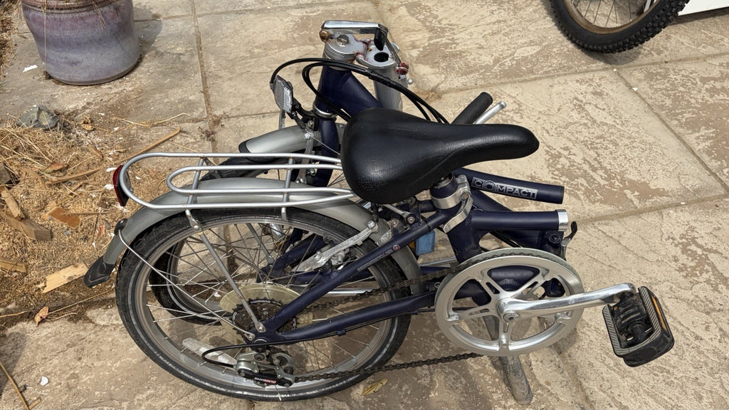 Dahon Revolution Compact 20in Folding Bike Blue/Silver  Brompton