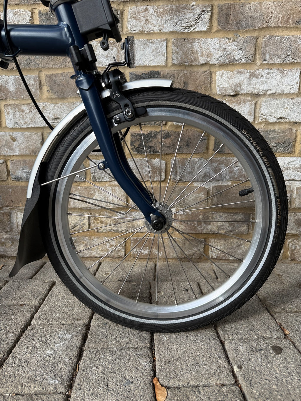 Brompton Tempest Blue 3 Speed Mid C Line M3L - Great Condition - World Shipping