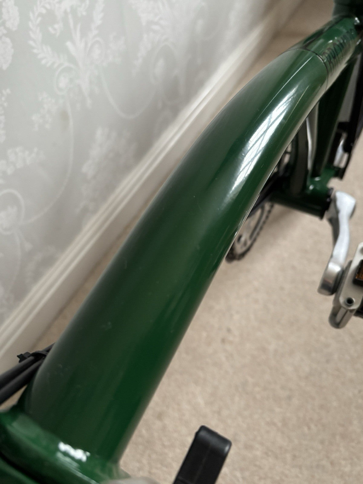 Brompton M3R folding bicycle in Racing Green / Black - New Timewarp Condition