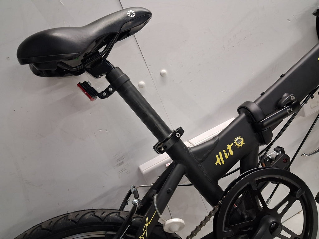 Dahon Hit 20" Wheels 11.6 kg Compact Unisex Matt Black Folding Bike {Alt Pedals}
