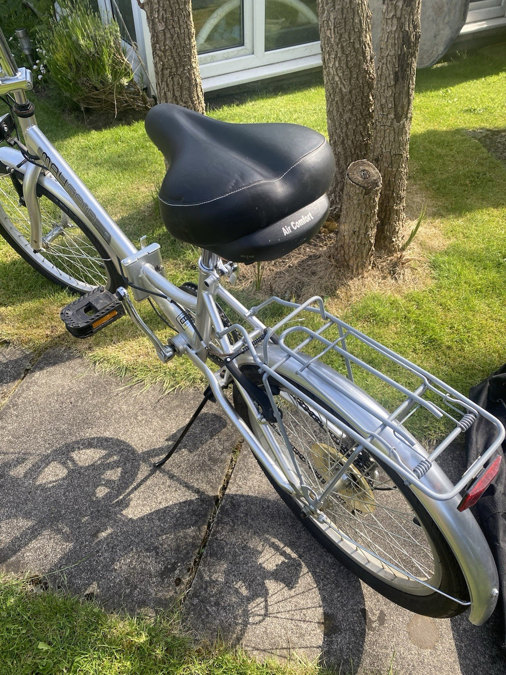 Fold up bikes. One ladies and one gents