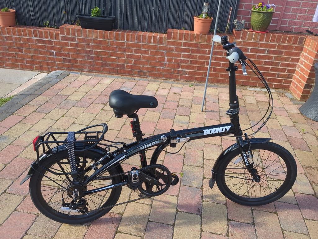 Bounty Citylite Folding Bike Lightweight Aluminium Frame | 6 Speed Shimano Gears