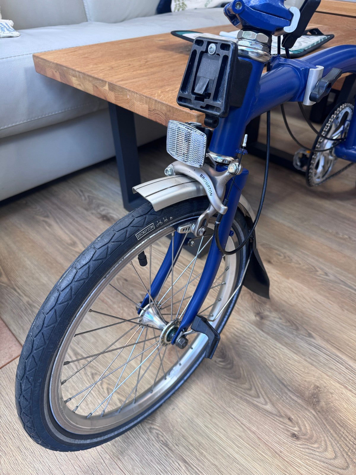 Brompton Folding Bicycle  - Blue - Original Paperwork included - Nice Condition!