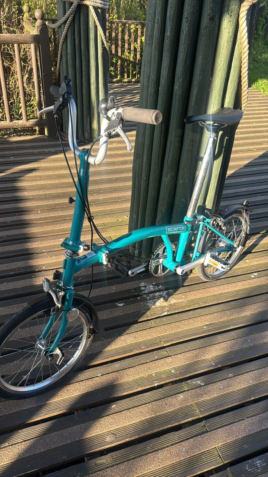 Brompton B75 16" Folding Bike - Blue