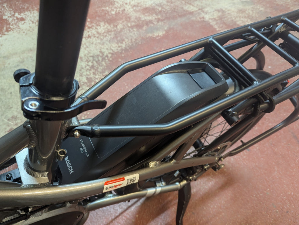 Tern Vektron S10 folding bike. Bosch Performance Line & Shimano Deore 10 gears