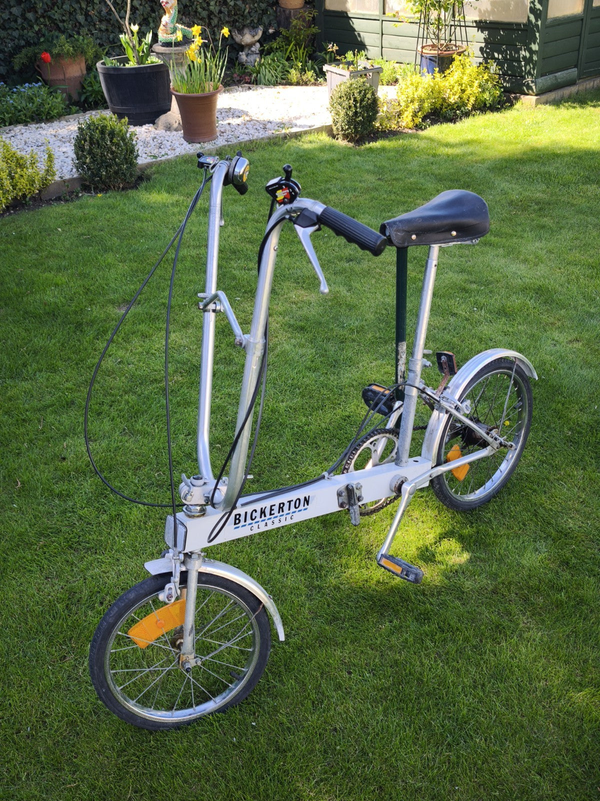 Vintage Bickerton Classic Folding Bike excellent original condition & Carry Bag