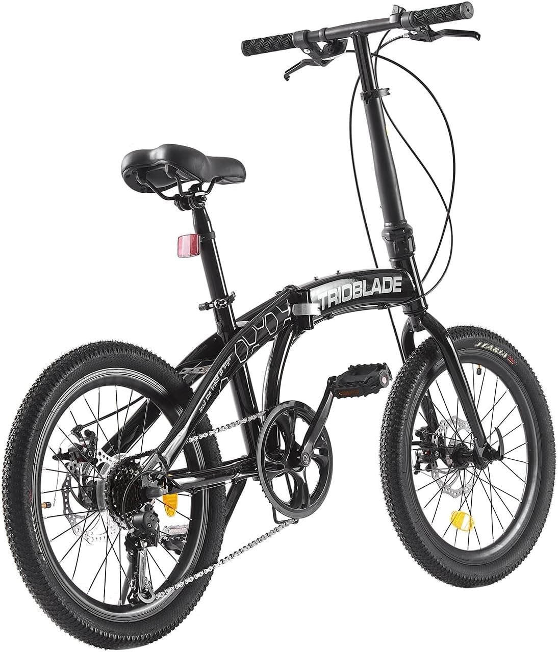 20" Foldable Bike 7-Speed Commuter Lightweight Disc Brake Compact