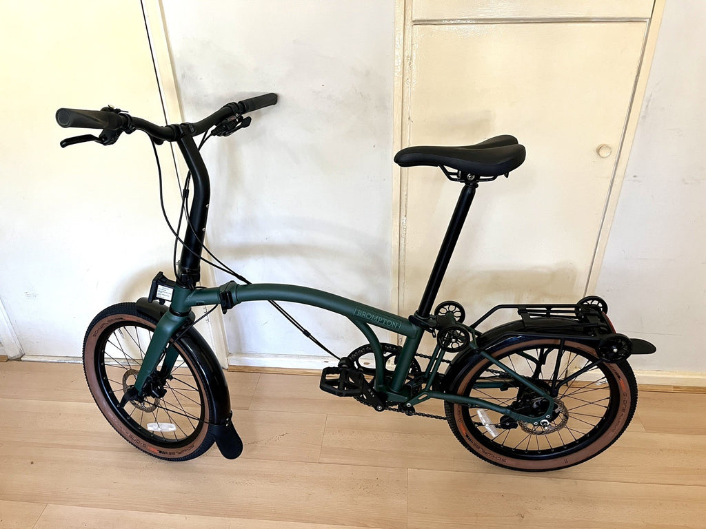 Brompton G Line with Roller Frame - 8-speed, Forest Green, Large