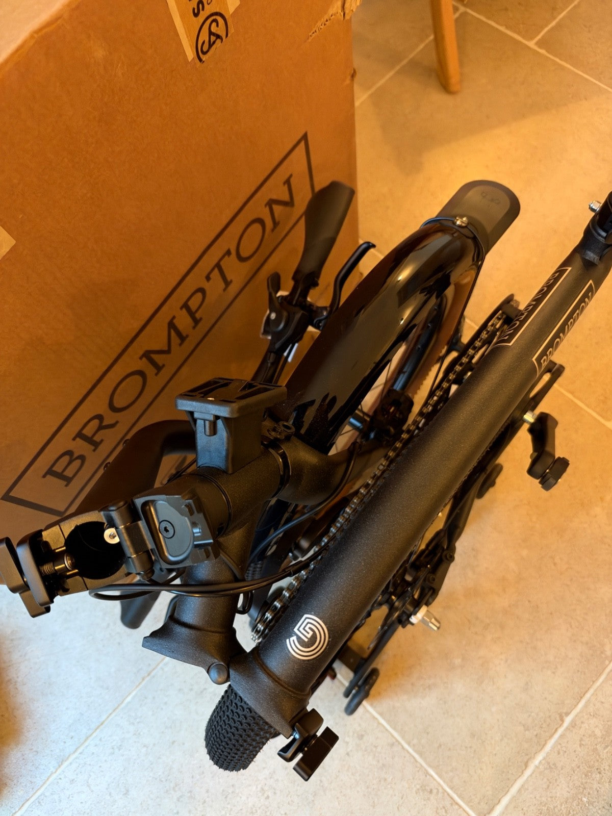 Brompton G Line with Roller Frame - 8-speed - LARGE Space Black - NEW RRP £2749