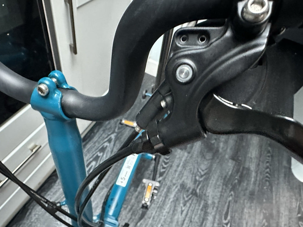 Brompton C Line Explore 6 Speed Low Bar 2024 Folding Bike - Ocean Blue Brand New