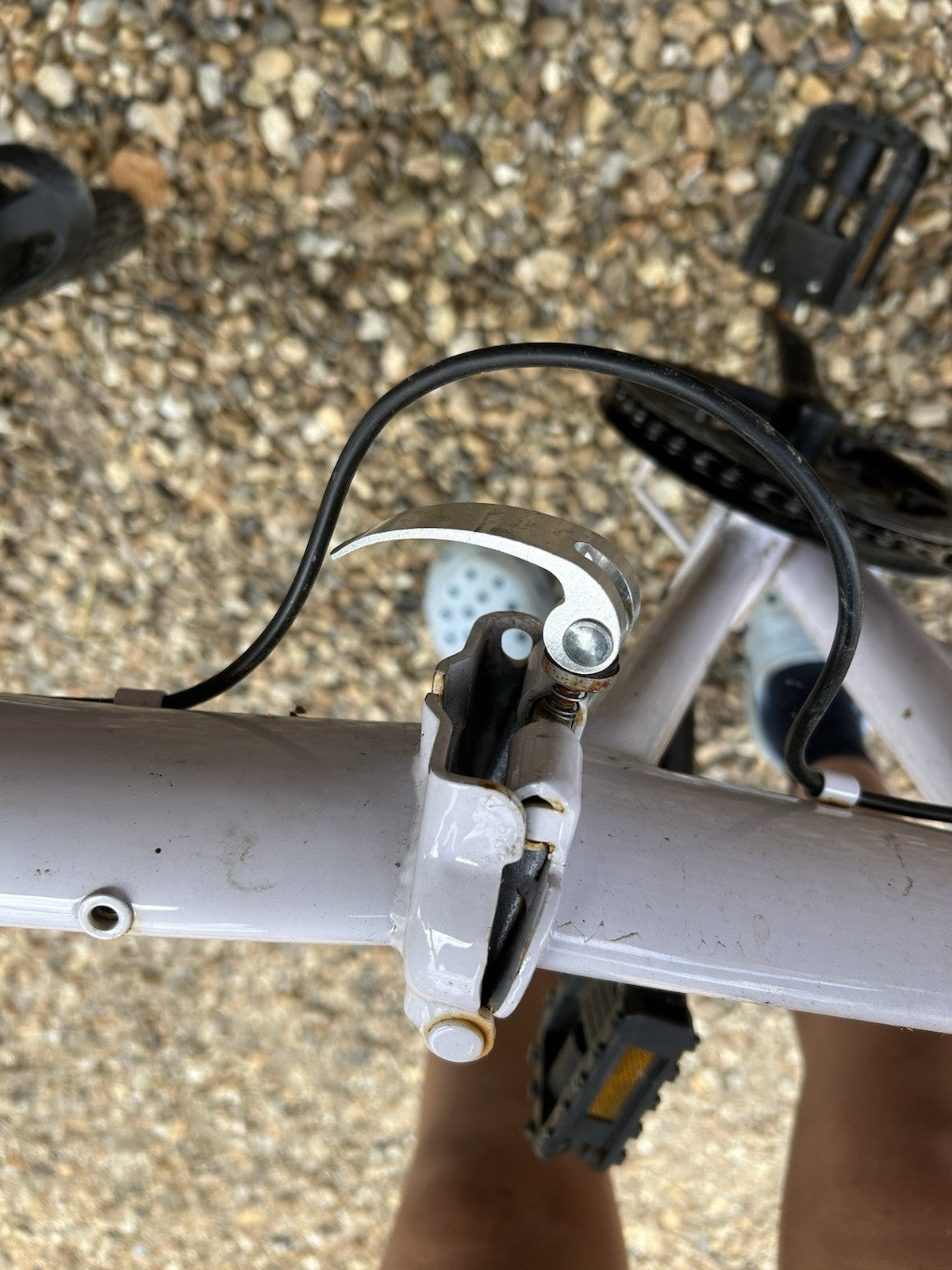 Foldable White Bike