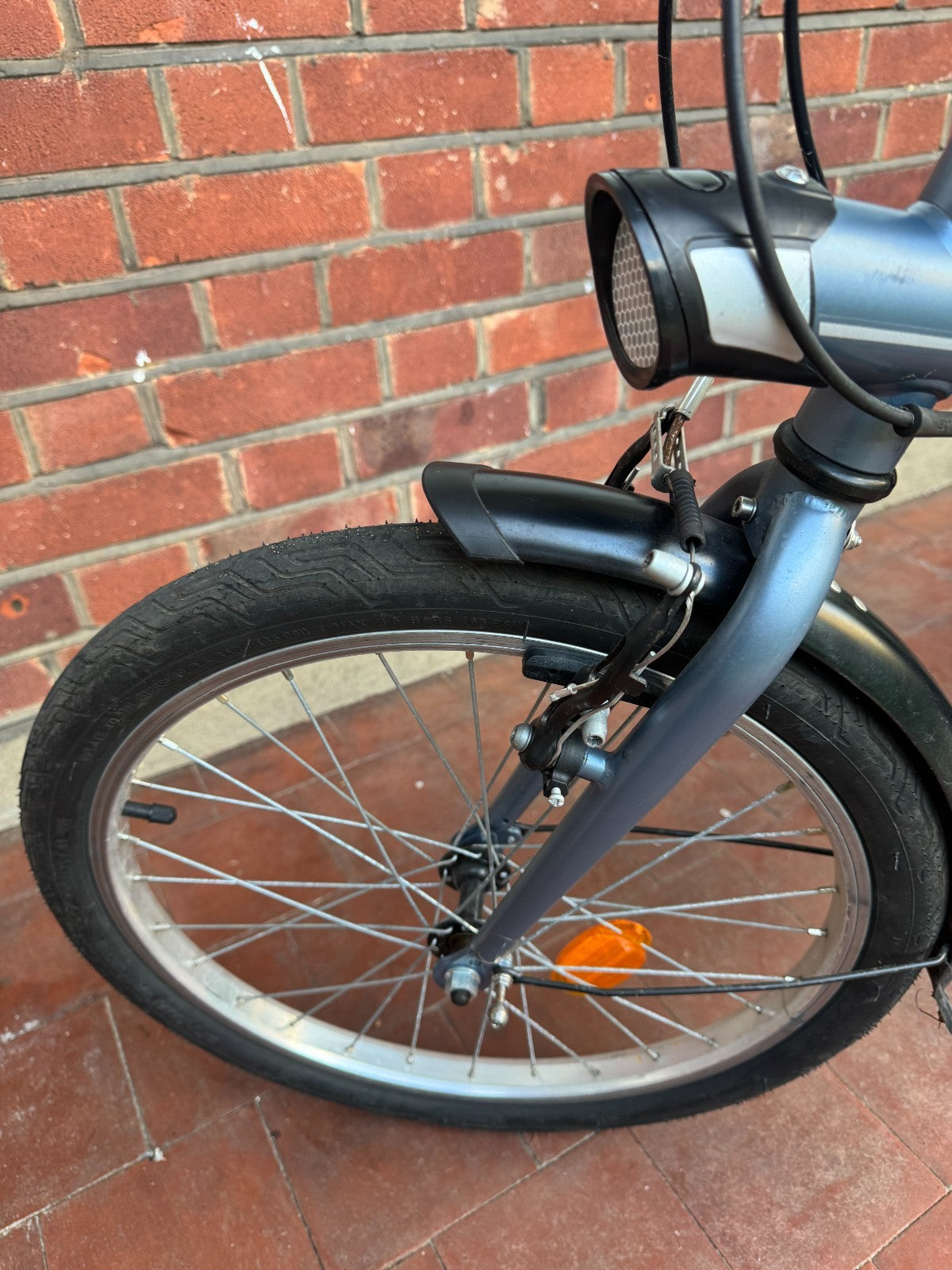 BTWIN Fold 120 Folding Bike - 20” Wheels - 6 Speed - With Kryptonite Lock +Cable