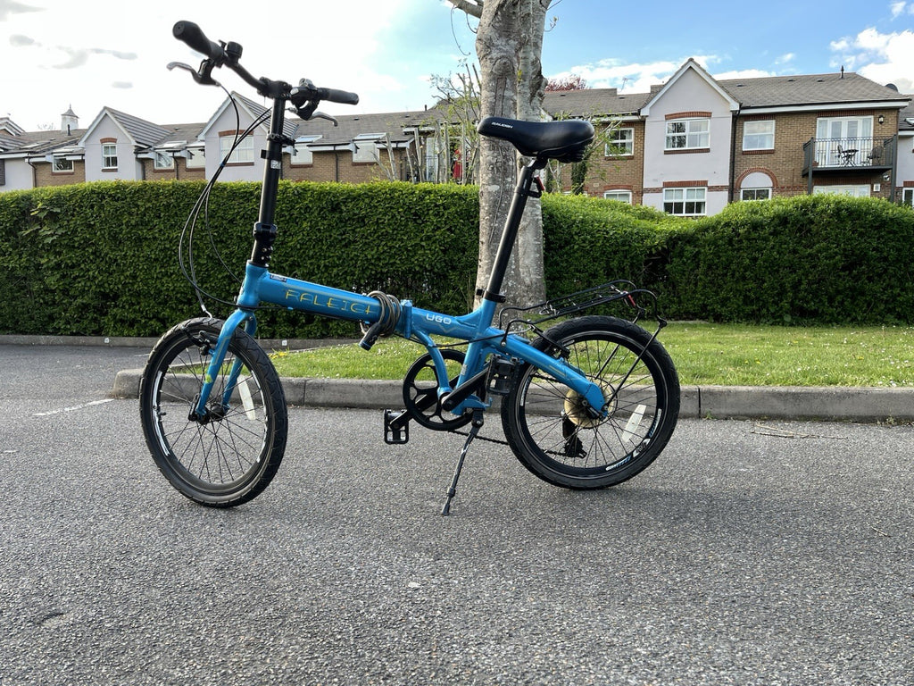 Raleigh Ugo Folding Bike - Blue. Great Deal. Go Cycle Around Your Area