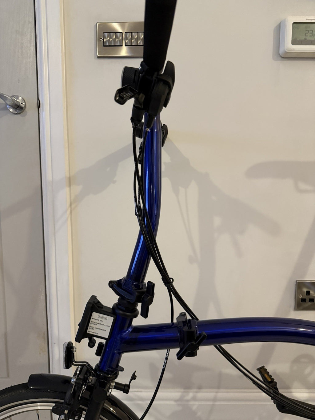 brompton p line 12 speed - Blue Lacquer