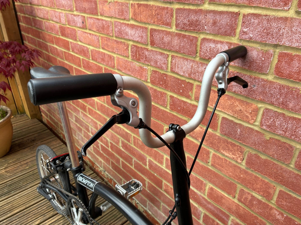 Brompton M3L Single Speed Black Folding Bicycle, Bike, used