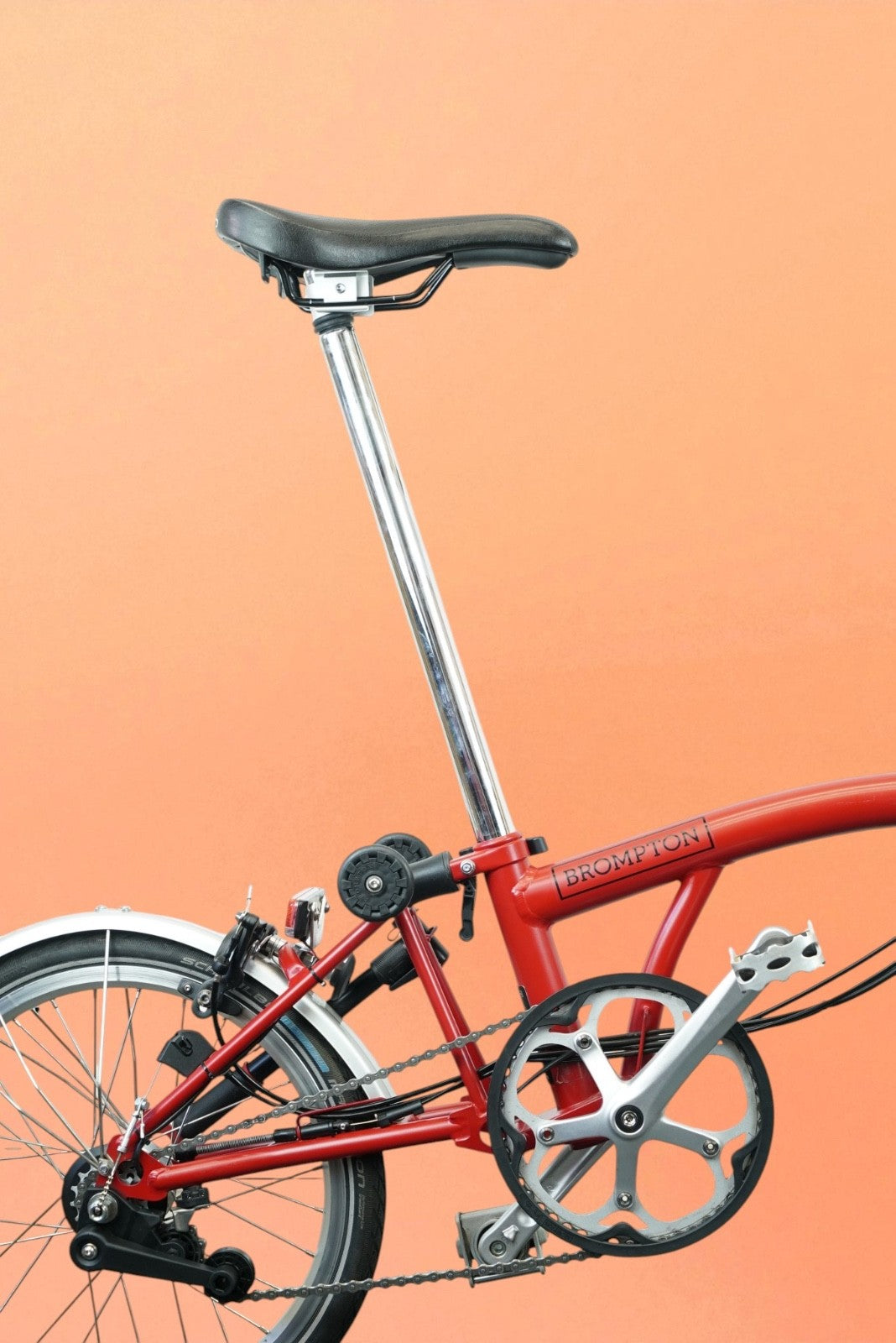 Brompton M6L (C Line Explore) - Dynamo Lights - Red