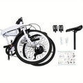 20" Folding Bike Adults Bicycle Lightweight Alloy Bicycle Folding City Bike UK